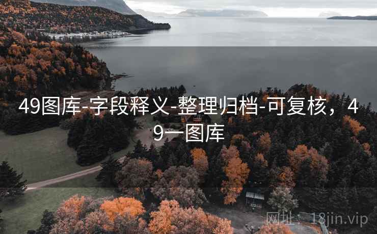 49图库-字段释义-整理归档-可复核，49一图库